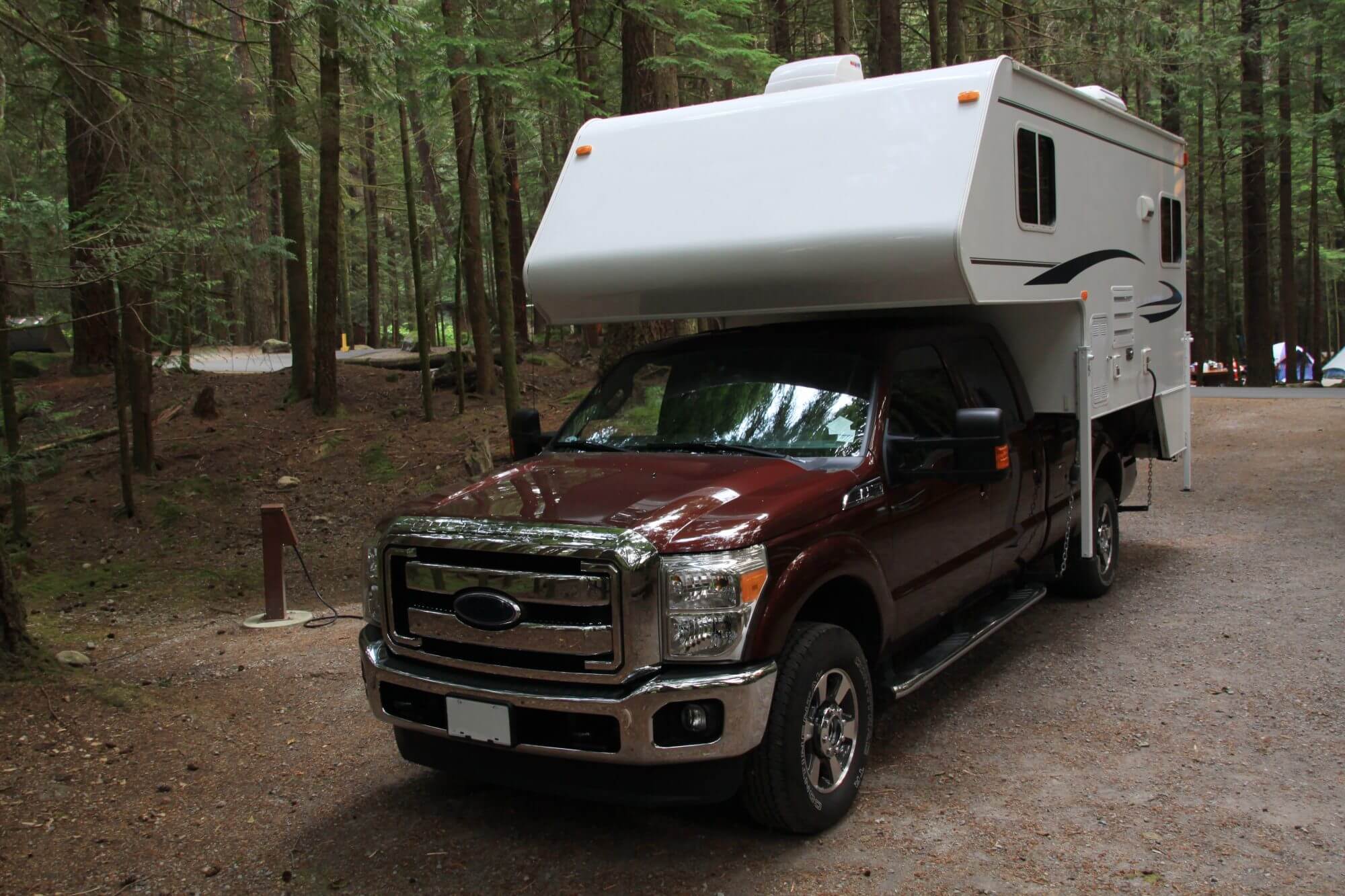 Camping at Alice Lake in British Columbia,Canada,North America