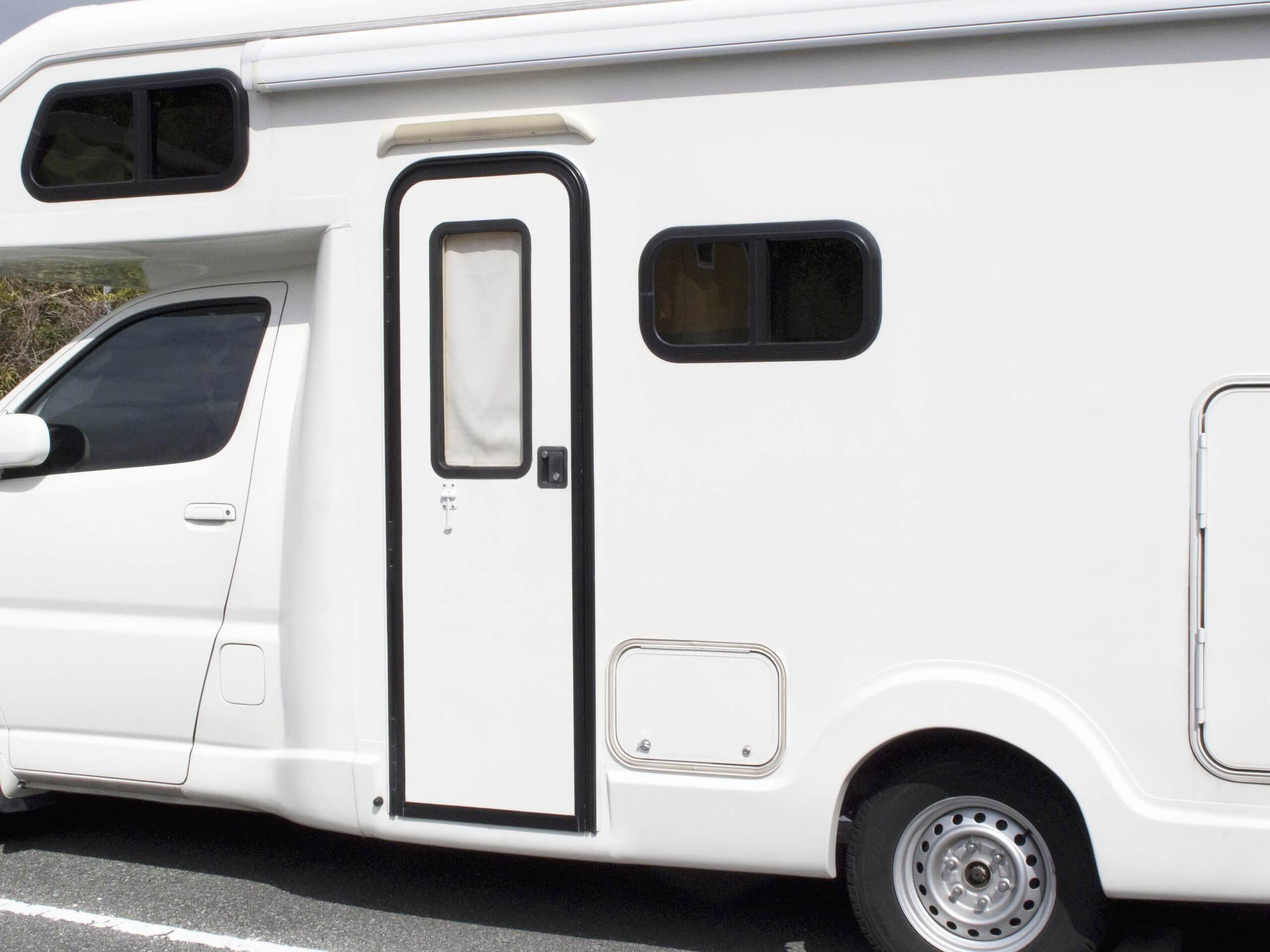White camper
