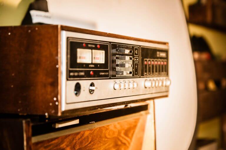 vintage radio and sound equipment