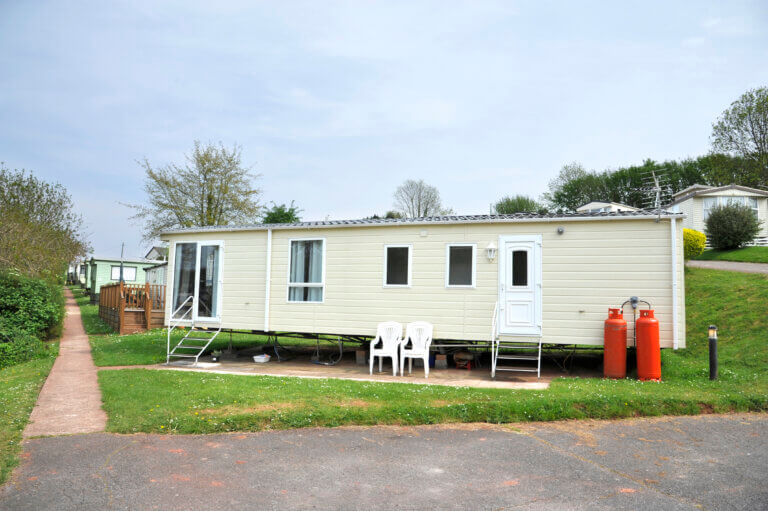 Static vacation or holiday caravans in a well tended and tranquil country caravan park.