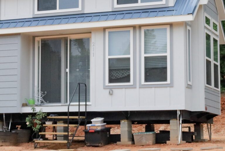 Recently moved tiny house and beginning stages of setting up living in the country